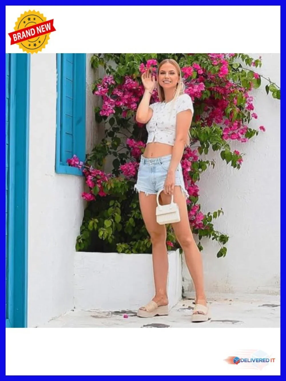 Platform Slip On Espadrille Sandals Wedge Heel Ankle Strap Jute PU Leather